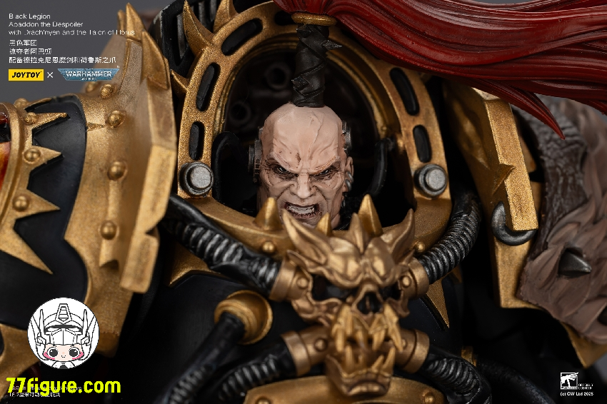 【予約商品】ジョイトイ JoyToy Source 1/18 『ウォーハンマー40K』ブラック・レギオン アバドン・ザ・デスポイラー ドラクニエンとホルスの爪付き 塗装済み可動フィギュア
