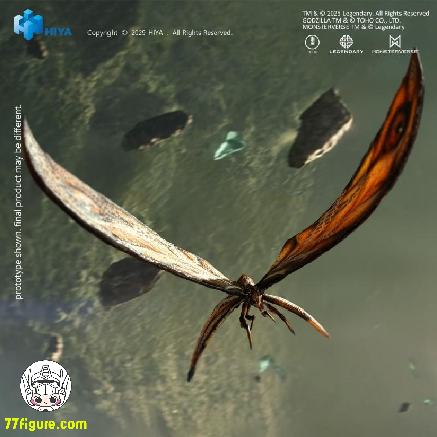 【予約商品】Hiya Toys EBG0160 Exquisite Basic シリーズ『ゴジラ VS. コング 2 新たなる帝国』モスラ プレミアムセット 塗装済み可動フィギュア