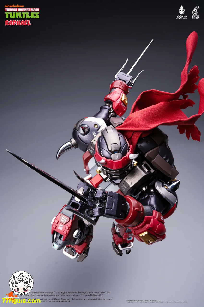 【予約商品】HEATBOYS HB0095 ティーンエイジ  ミュータント ニンジャ タートルズ 『TMNT 』ラファエロ 40周年記念版 塗装済み可動フィギュア