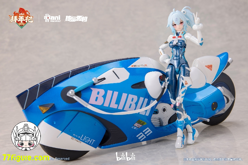 【予約受付終了】Animester X Bilibili 1/12 33 スピードスリップストリーム 拜年紀 モーターバイクセット 塗装済み可動フィギュア