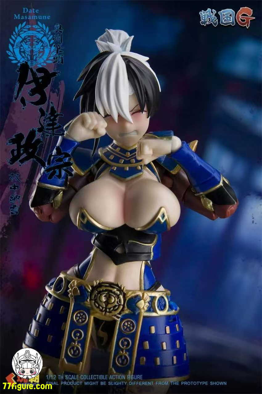 【予約商品】KEEPGOING 1/12 戦国Gシリーズ 伊達政宗 塗装済み可動フィギュア