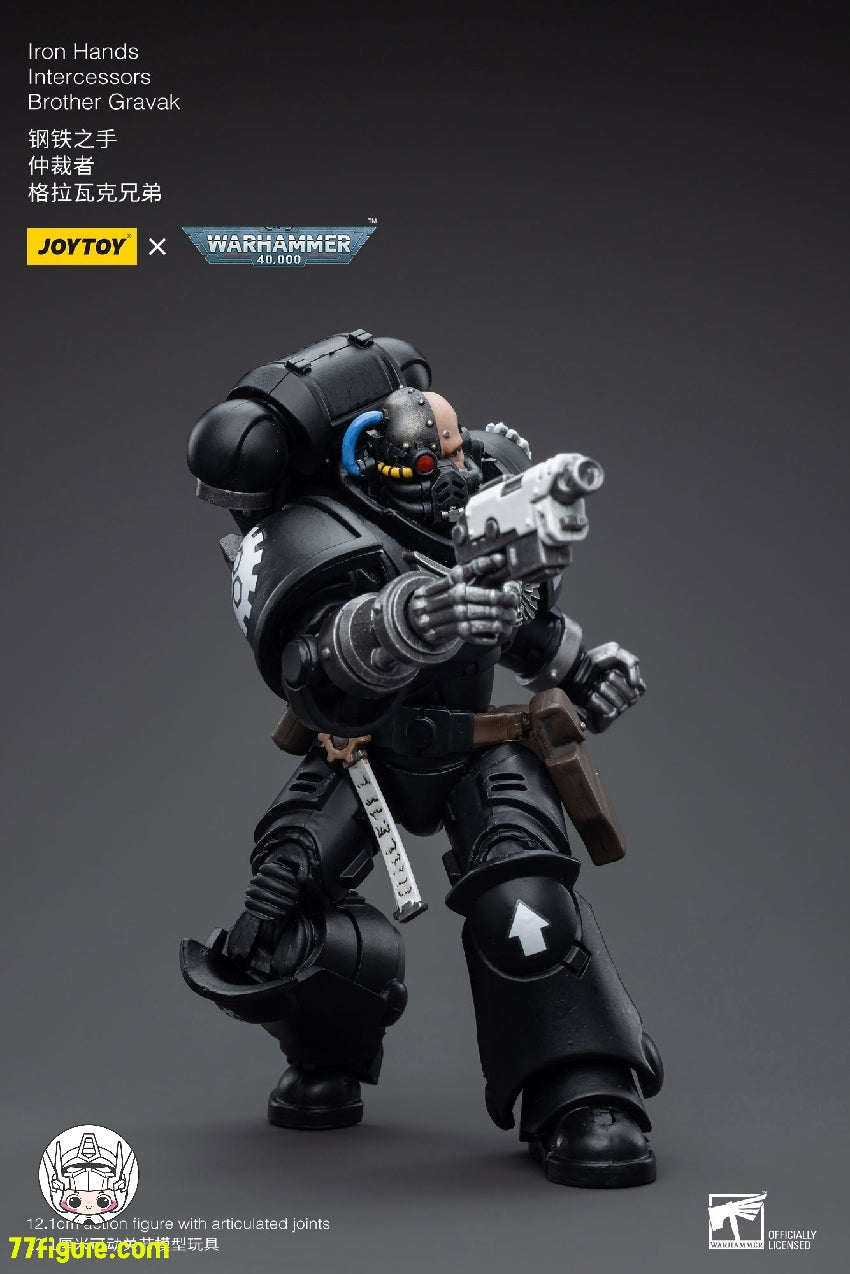 ジョイトイ JoyToy Source 1/18 『ウォーハンマー40K』アイアン ハンズ インターセッサーズ ブラザー グラヴァク 塗装済み可動フィギュア