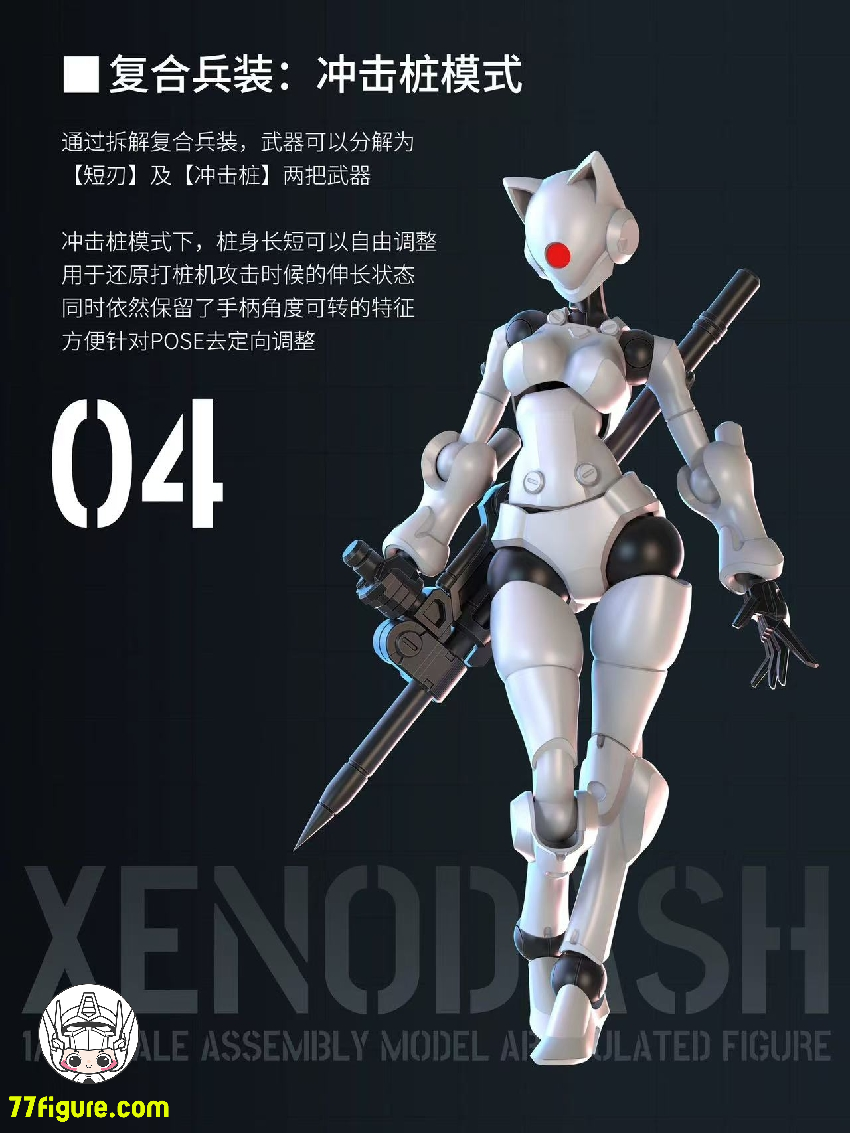 【予約商品】酋長大陸 1/18 3Min Project 蒼焔 二個入り ハイエンド ホワイトVer. プラモデル