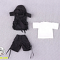 【先行販売】HASUKI 1/12 CS012A ハーフパンツ（黒）&ジャケット（黒）& T シャツ（白）セット アクションフィギュア用衣装