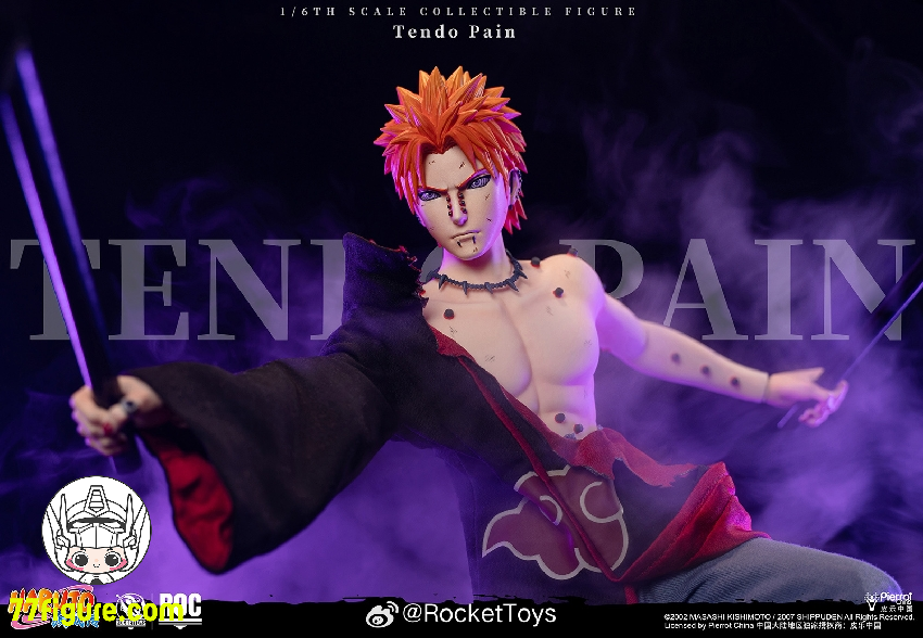 【予約受付終了】Rocket Toys 1/6 『NARUTO -ナルト-（疾風伝）』 ペイン 天道 バトル ダメージVer. 塗装済み可動フィギュア