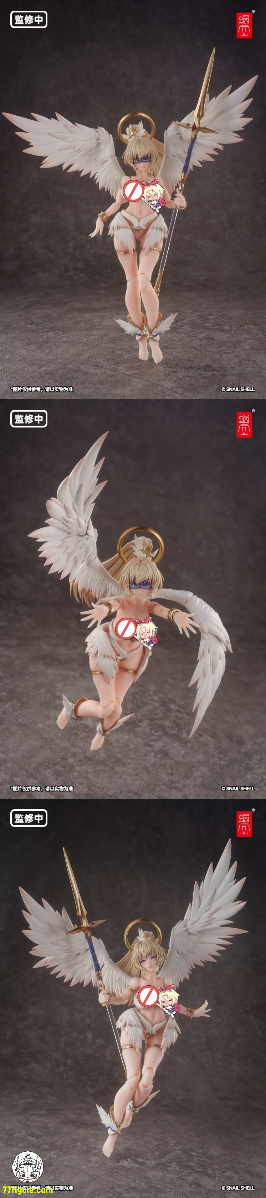 【予約商品】蝸之殻(スネイルシェル) 1/12 RPG-07 アンジェラ＆アクセサリーキット 塗装済み可動フィギュア