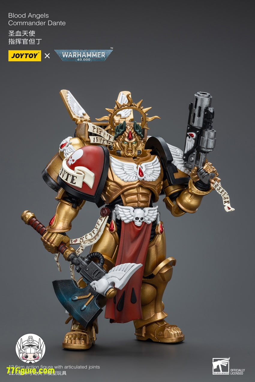 ジョイトイ JoyToy Source 1/18 『ウォーハンマー40K』 ブラッド エンジェルズ 司令官ダンテ 塗装済み可動フィギュア