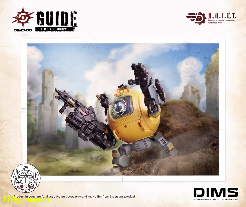 【予約商品】トイズアライアンス 1/18 DIMS-00 ドリフトガイド 塗装済み可動フィギュア