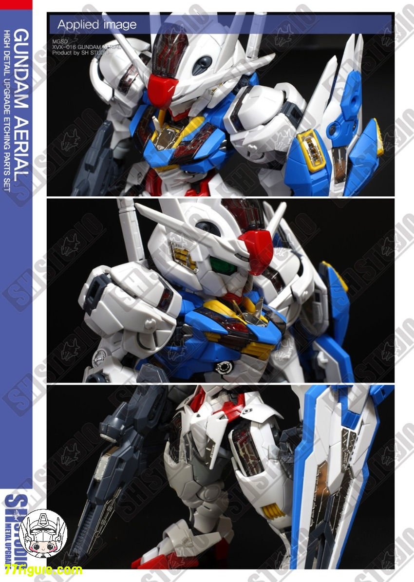 【予約商品】SH Studio MGSD XVX-016 エアリアル ガンダム用 メタル エッチング シート