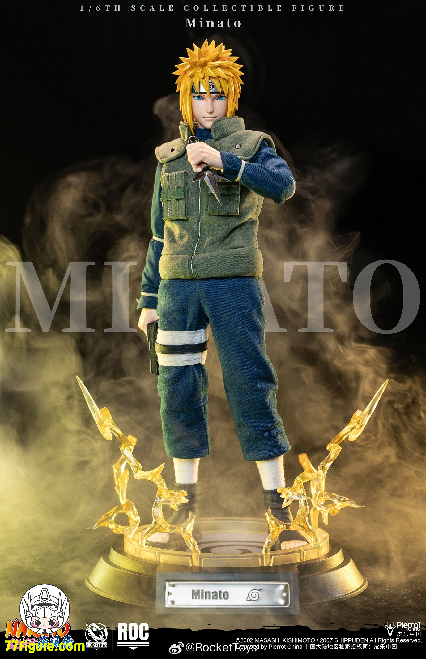 【予約受付終了】Rocket Toys 1/6 『NARUTO -ナルト-（疾風伝）』 波風 ミナト 黄色い閃光 Ver. 塗装済み可動フィギュア