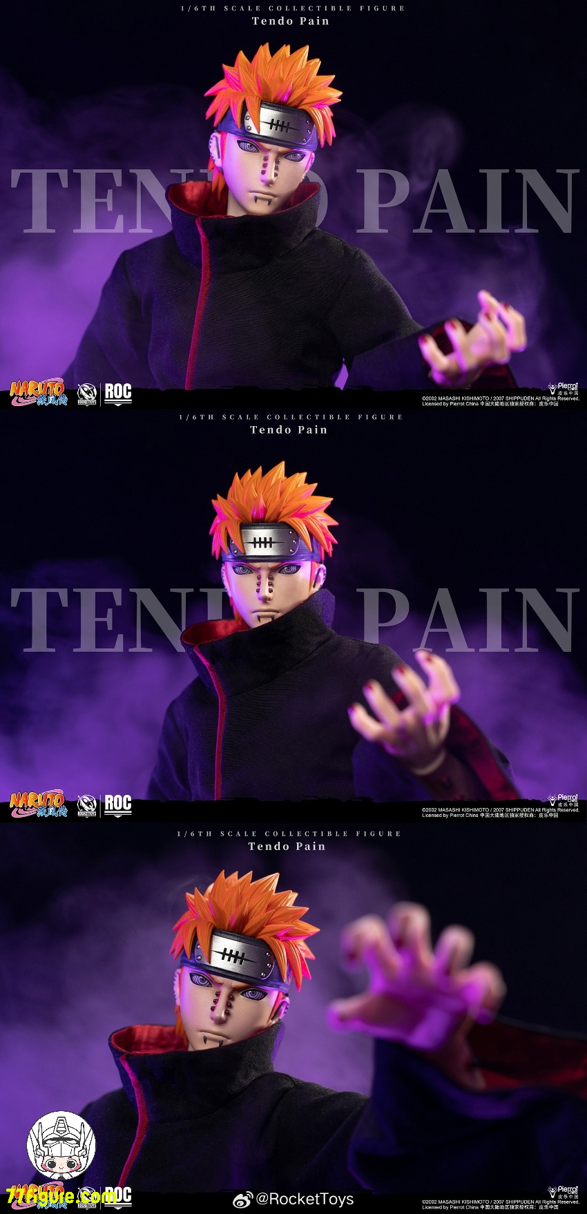【予約商品】Rocket Toys 1/6 公式公認 『NARUTO -ナルト-』ペイン 天道 塗装済み可動フィギュア