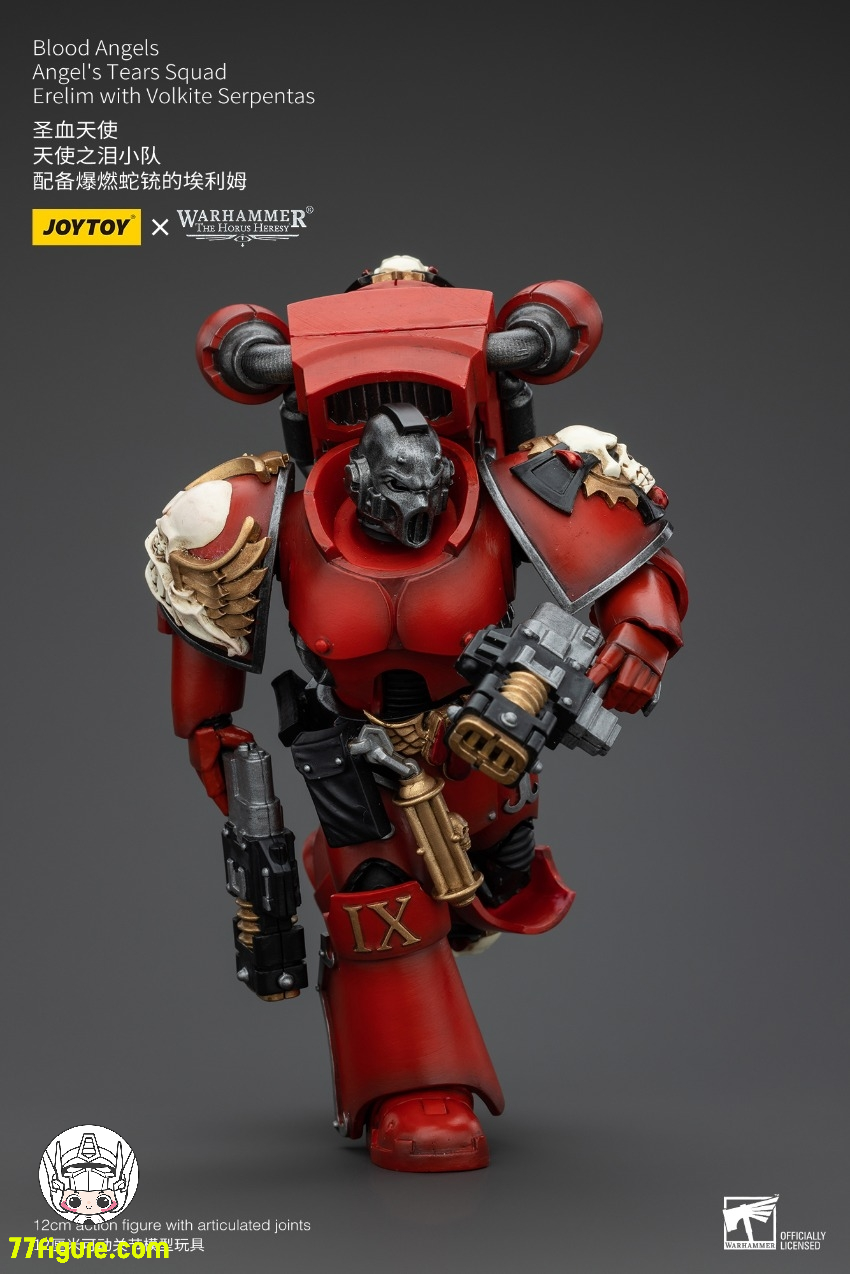 【先行販売】ジョイトイ JoyToy Source 1/18 『ウォーハンマー ホルスの異端』ブラッド エンジェル 天使の涙 部隊 エレリム ヴォルカイト サーペンタス付き 塗装済み可動フィギュア