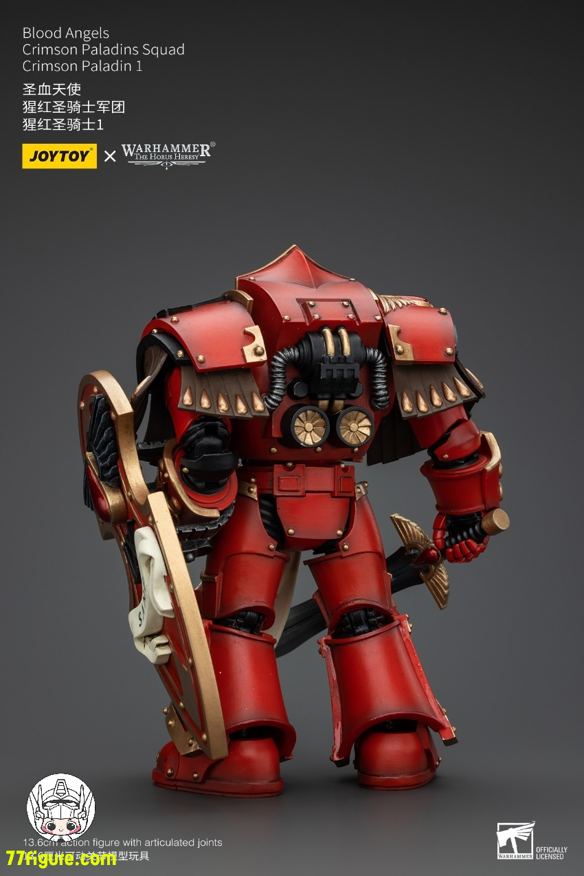 【先行販売】ジョイトイ JoyToy Source 1/18 『ウォーハンマー ホルスの異端』ブラッド エンジェル クリムゾン パラディン部隊 クリムゾン パラディン 1 塗装済み可動フィギュア