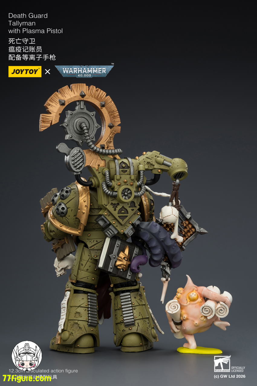 【予約商品】ジョイトイ JoyToy Source 1/18 『ウォーハンマー40K』デスガード タリーマン プラズマ ピストル付き 塗装済み可動フィギュア