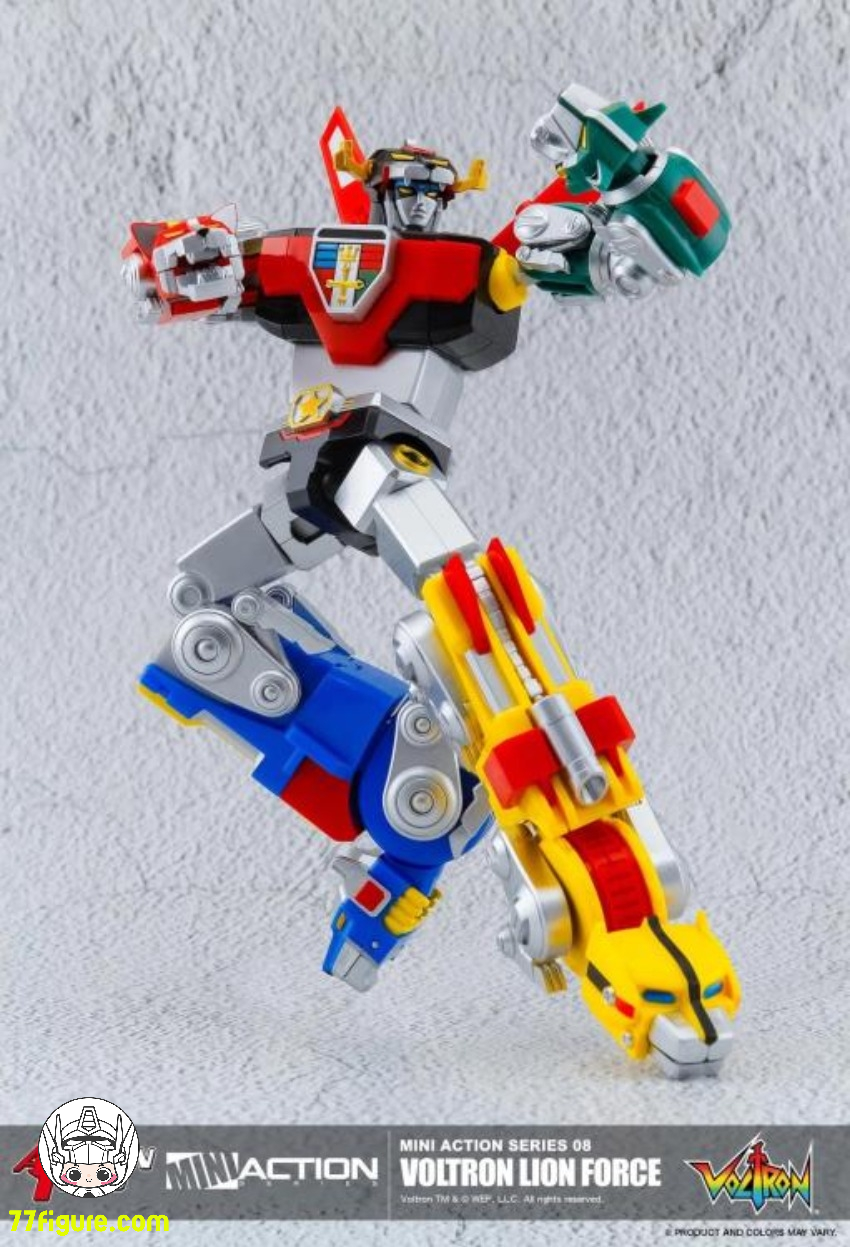 【予約商品】Action Toys Mini Action Series ボルトロン 百獣王ゴライオン 塗装済み可動フィギュア