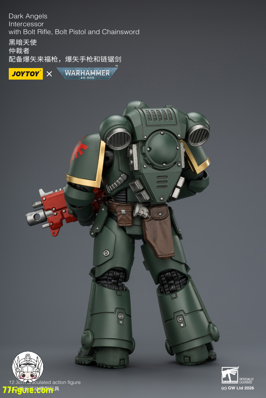 【予約商品】ジョイトイ JoyToy Source 1/18 『ウォーハンマー40K』ダークエンジェル インターセッサー ボルトライフル ボルトピストル チェーンソード付き 塗装済み可動フィギュア