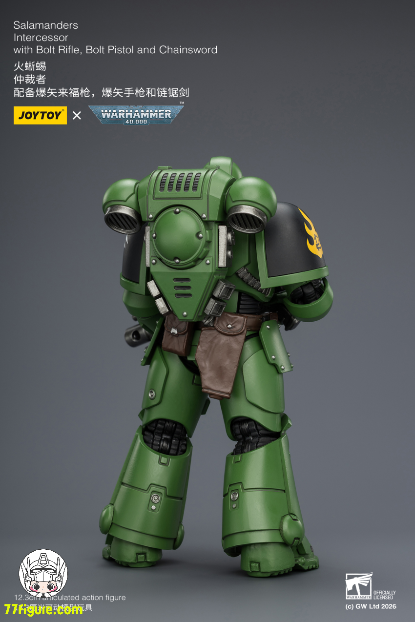 【予約商品】ジョイトイ JoyToy Source 1/18 『ウォーハンマー40K』サンショウウオ インターセッサー ボルトライフル ボルトピストル チェーンソード付き 塗装済み可動フィギュア