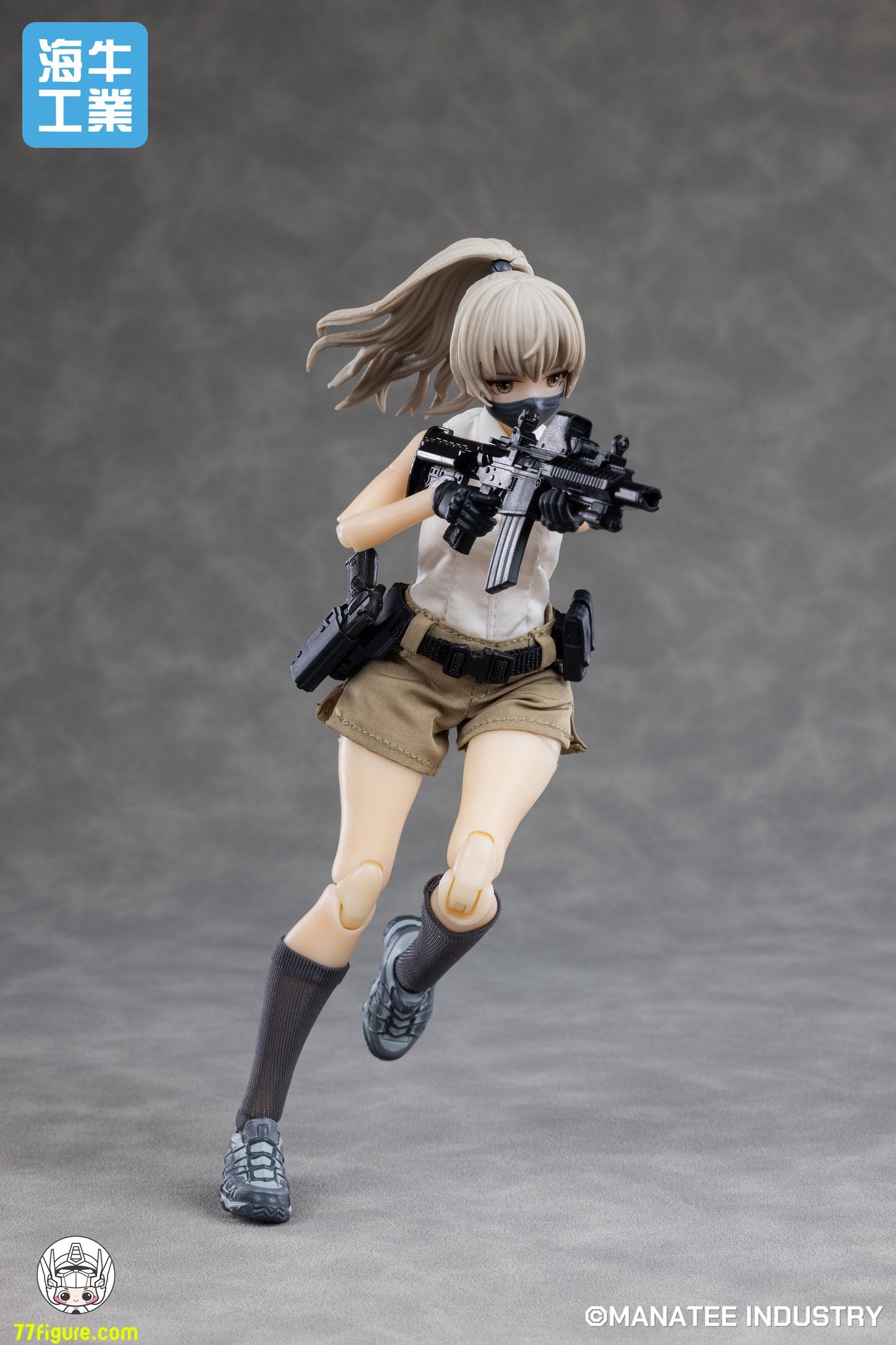 Manatee Industry 海牛工業 1/12 MI-02 デスクトップウォーズ アリサ 塗装済み可動フィギュア