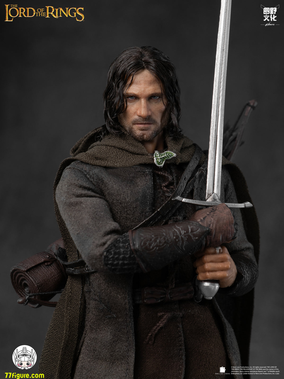 【予約商品】Round Culture X Nottaa Collection 1/12 『ロード・オブ・ザ・リング／二つの塔』 アラゴルン コレクターズ版 塗装済み可動フィギュア