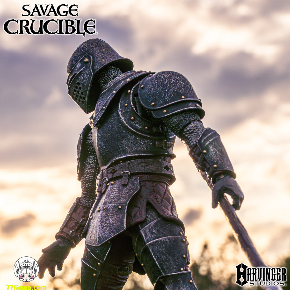 【予約商品】Harvinger Studios 1/12 サベージ・クルーシブル サー・カシアン 塗装済み可動フィギュア