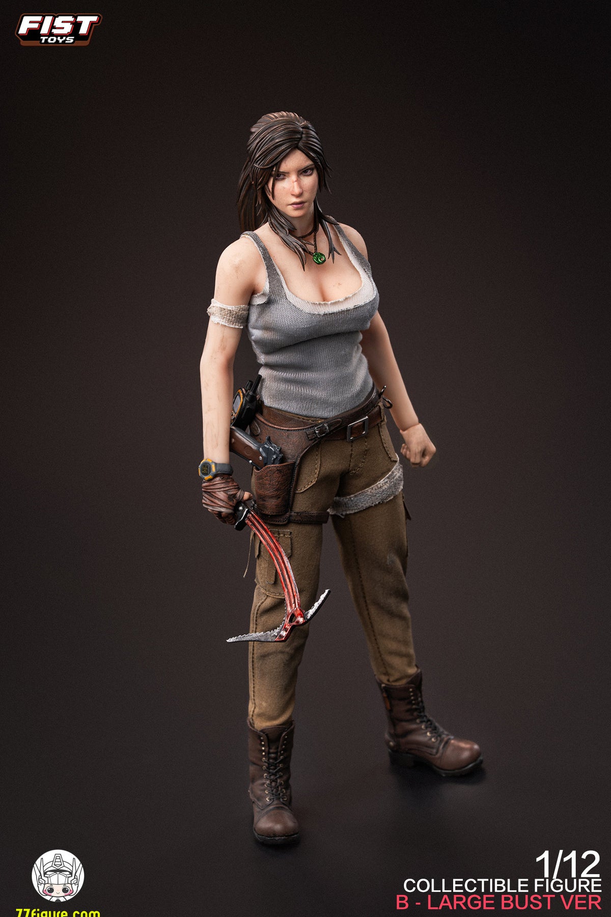【予約商品】Fist Toys 1/12 ジャングル・ハントレス ラージバストVer. B 塗装済み可動フィギュア