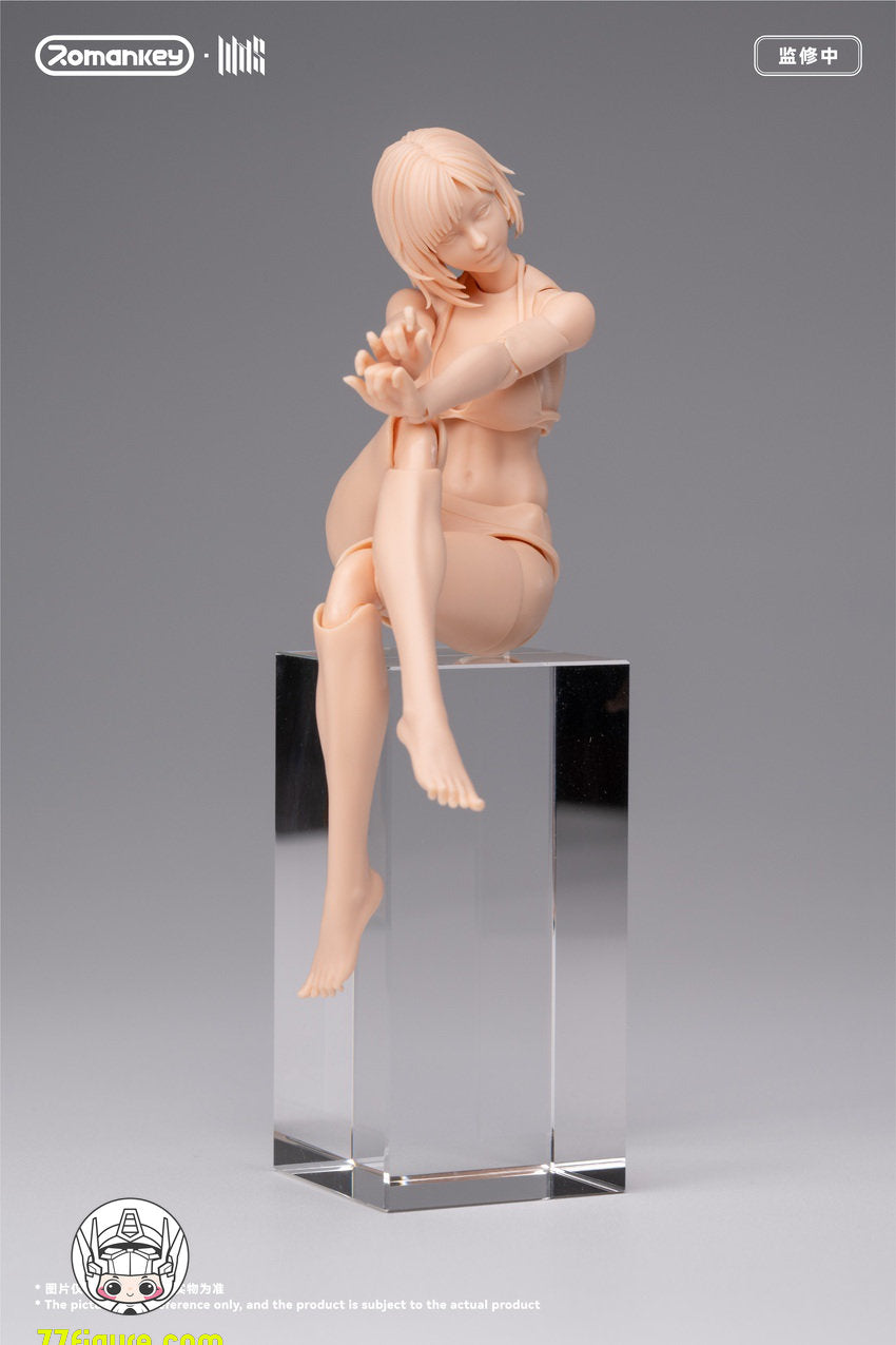 【予約商品】Romankey 1/12 UMS004 Mia 無塗装Ver. 可動女性素体