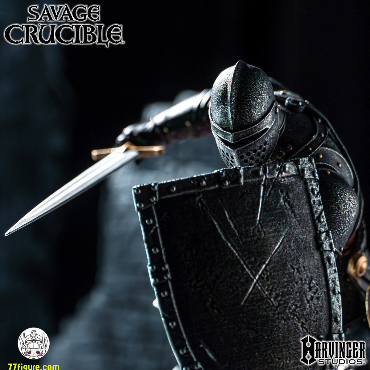 【予約商品】Harvinger Studios 1/12 サベージ・クルーシブル ベアリングの騎士 塗装済み可動フィギュア