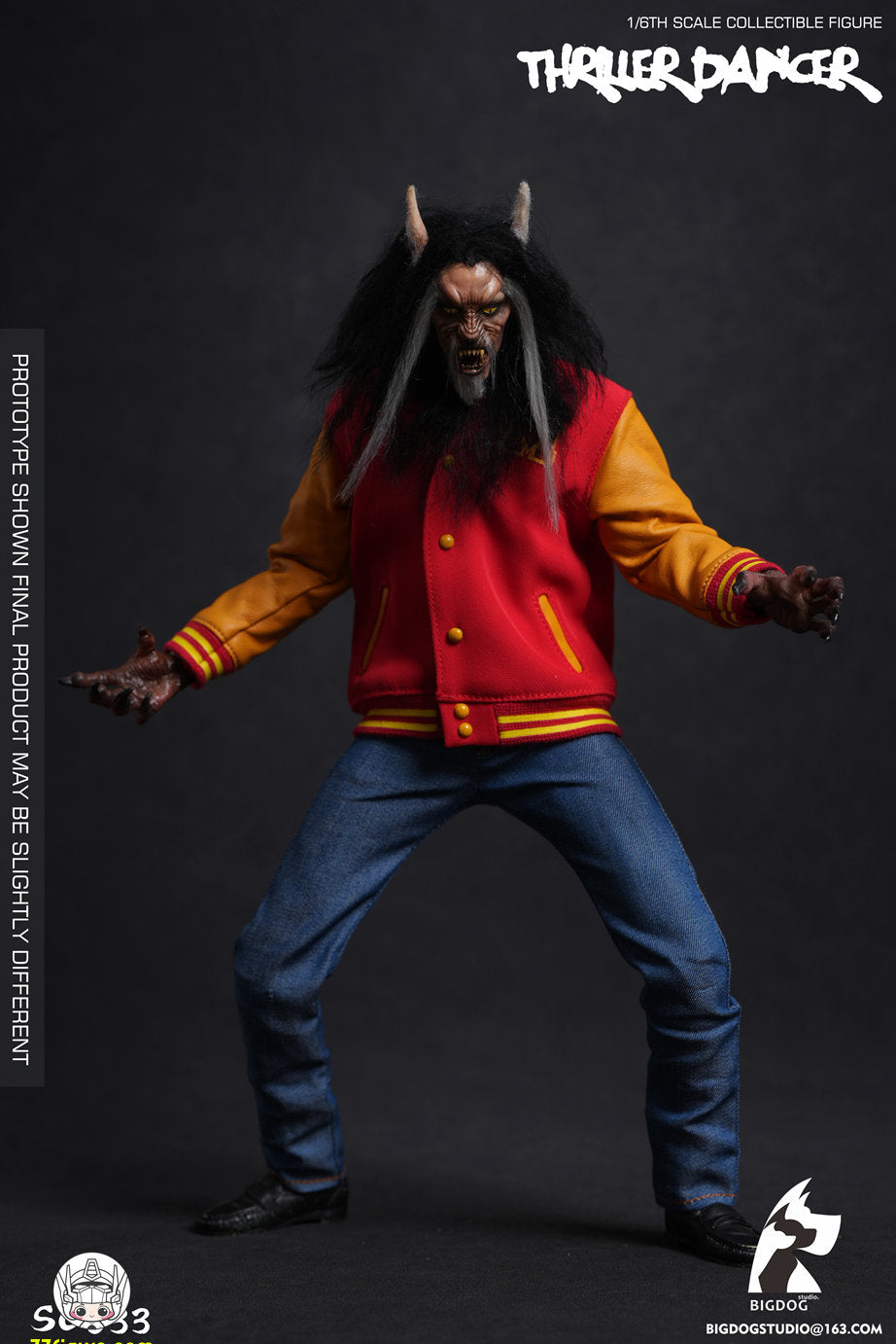 【予約商品】BIGDOG STUDIO 1/6 スリリング・ウェアウルフ 塗装済み可動フィギュア
