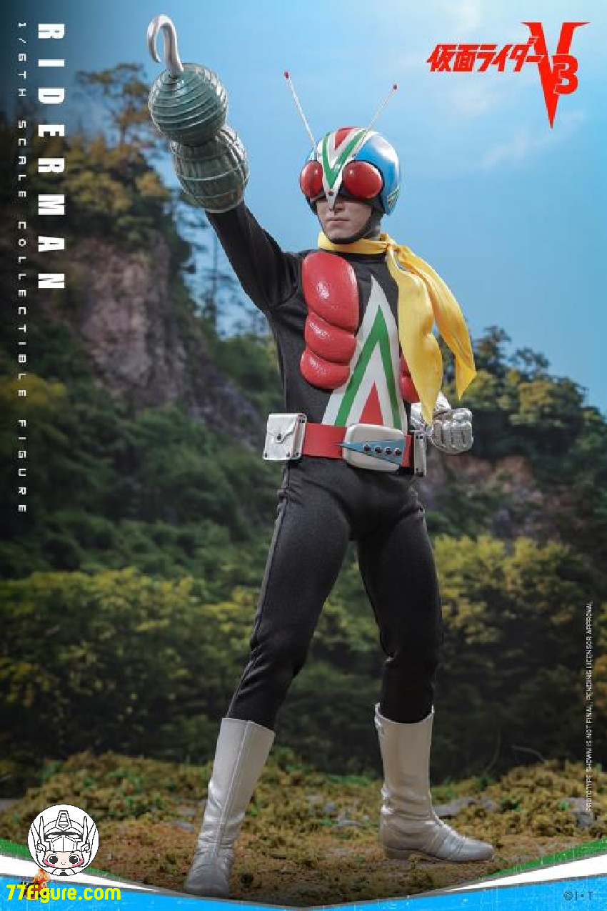 【予約商品】Hot Toys 1/6 TMS185 仮面ライダーV3 ライダーマン 塗装済み可動フィギュア