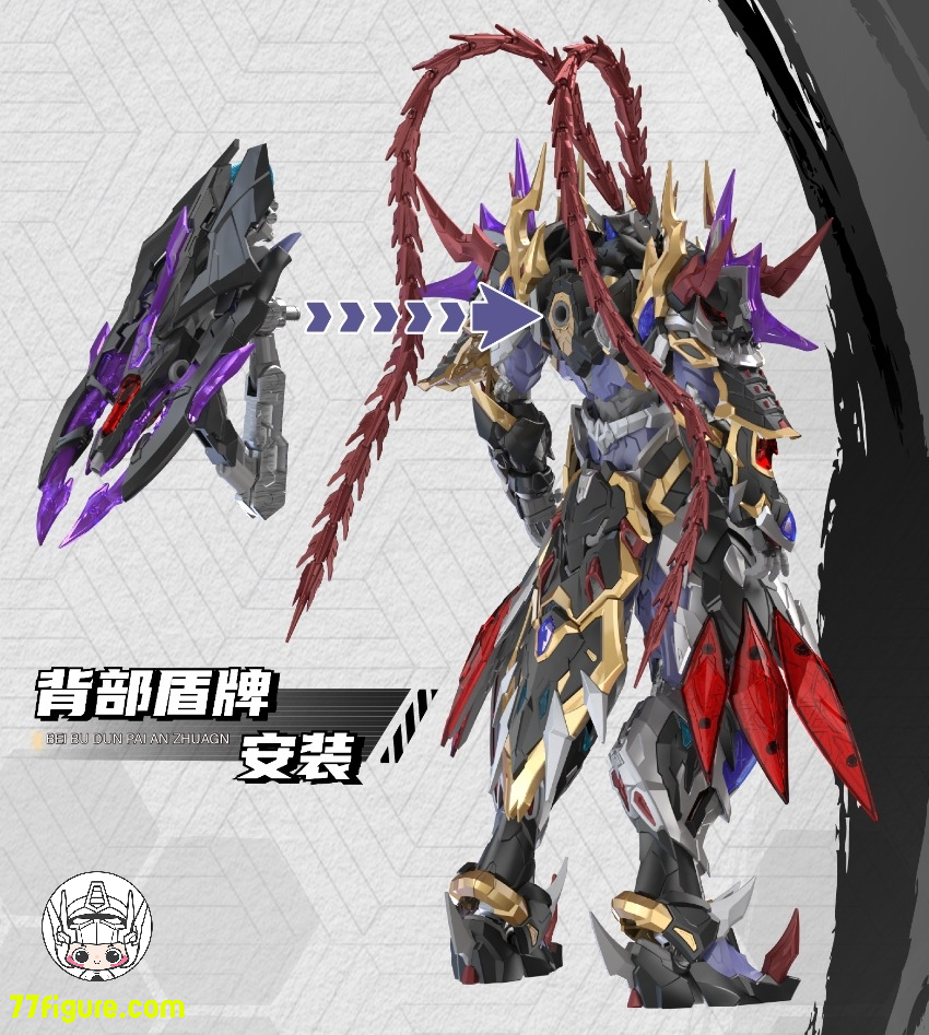 【予約商品】摩動核 Motor Nuclear MNP-XH15  揺光宮 破軍星君 呂布 プラモデル