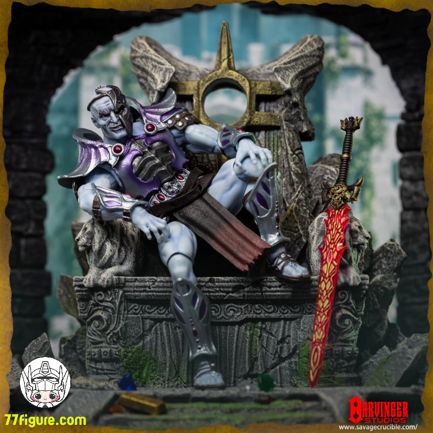 Harvinger Studios 1/12 サヴェッジ・クルーシブル 不死のナラカ 塗装済み可動フィギュア