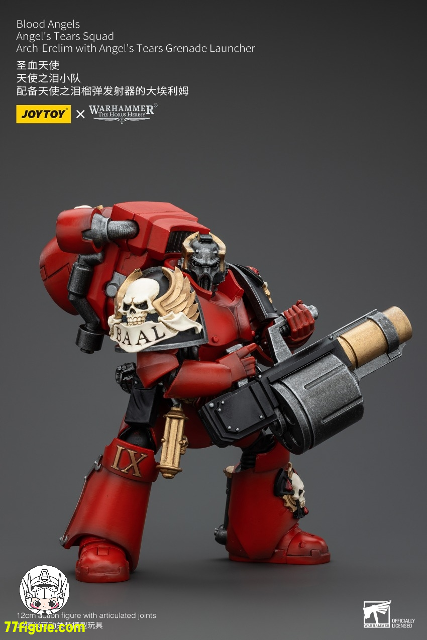 【先行販売】ジョイトイ JoyToy Source 1/18 『ウォーハンマー ホルスの異端』ブラッド エンジェル 天使の涙 部隊 アーチエレリム 天使の涙グレネードランチャー付き 塗装済み可動フィギュア