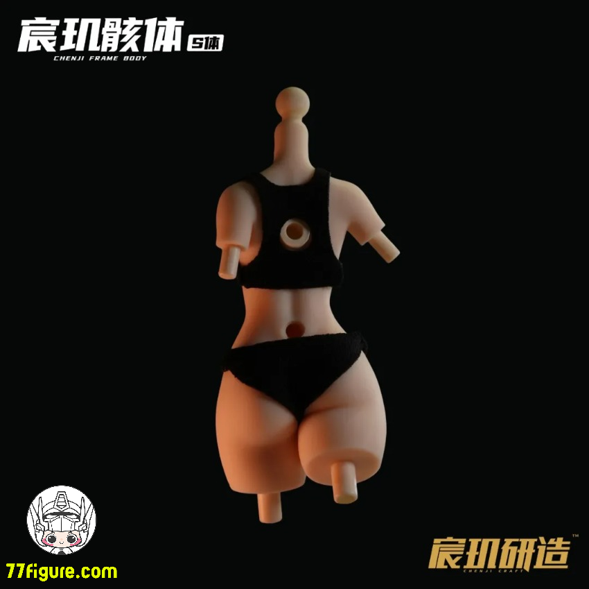 【予約商品】宸玑研造 1/12 ユニバーサル 女性素体 ブラックビキニ Ver.