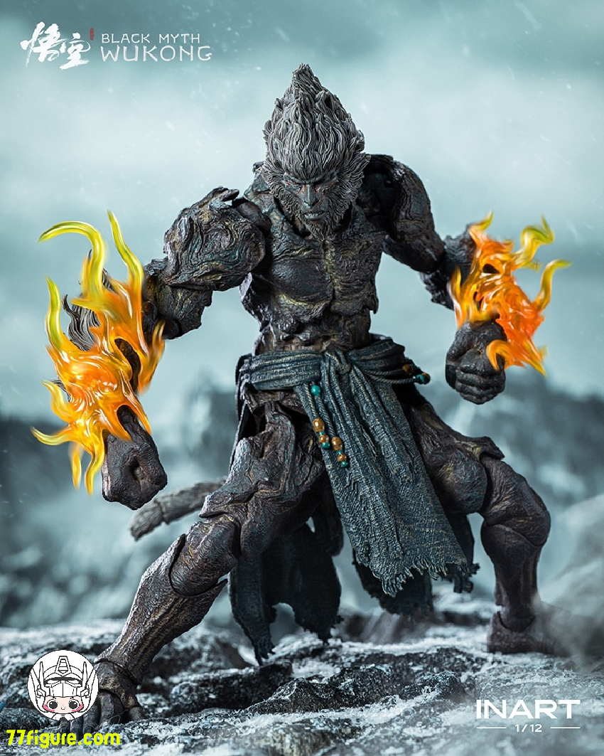 【予約商品】INART 1/12 MAG G0004 ブラックマソン 悟空・石猿 塗装済み可動フィギュア