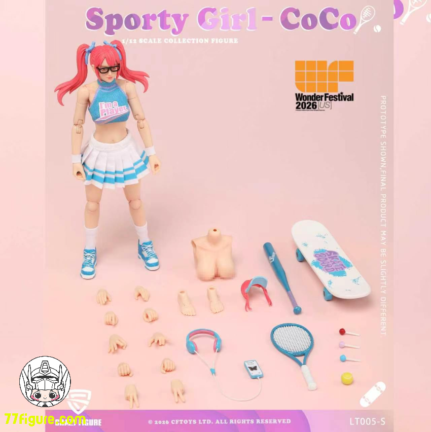 CFTOYS 1/12 LT005-S WF2026 スポーティー・ガール ココ 塗装済み可動