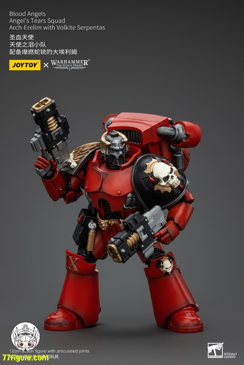 【先行販売】ジョイトイ JoyToy Source 1/18 『ウォーハンマー ホルスの異端』ブラッド エンジェル 天使の涙 部隊 アーチエレリム ヴォルカイト サーペンタス付き 塗装済み可動フィギュア