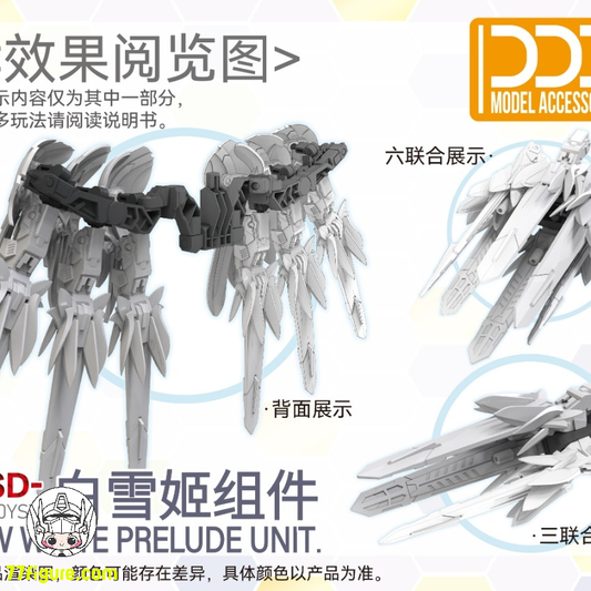 DDB Model MGSD スノーホワイト コンポーネントセット プラモデル