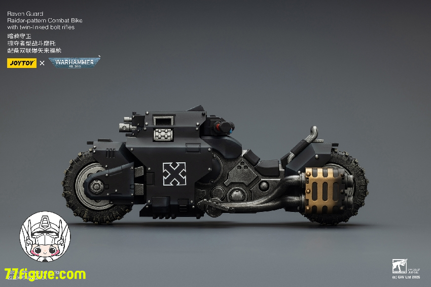 【予約商品】ジョイトイ JoyToy Source 1/18 『ウォーハンマー40K』レイヴンガード レイダーパターン コンバットバイク ツインリンクド・ボルトライフル付き