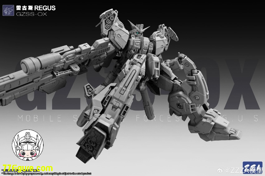 ZZA Model 1/100 GZSS-OX01 レグス（Regus）プラモデル