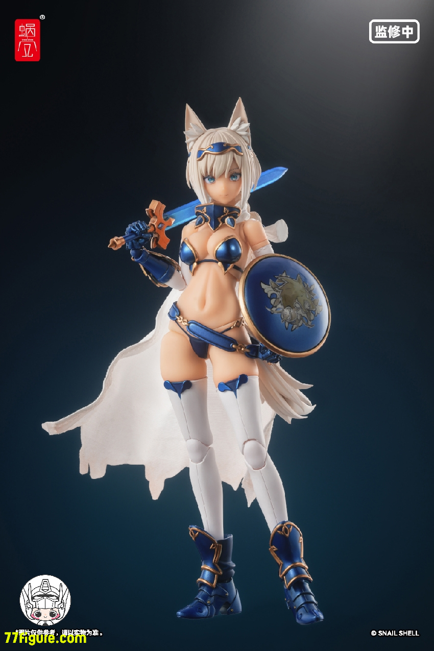【予約商品】蝸之殻(スネイルシェル) 1/12 RPG-05 勇者 迅狼ウルフ 塗装済み可動フィギュア