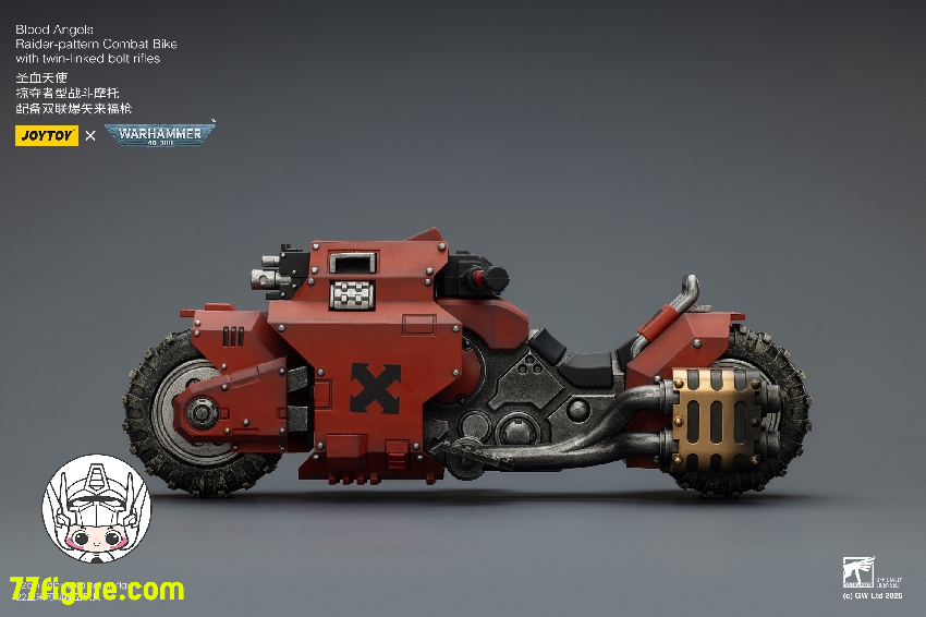 【予約商品】ジョイトイ JoyToy Source 1/18 『ウォーハンマー40K』ブラッドエンジェルス レイダーパターン コンバットバイク ツインリンクド・ボルトライフル付き