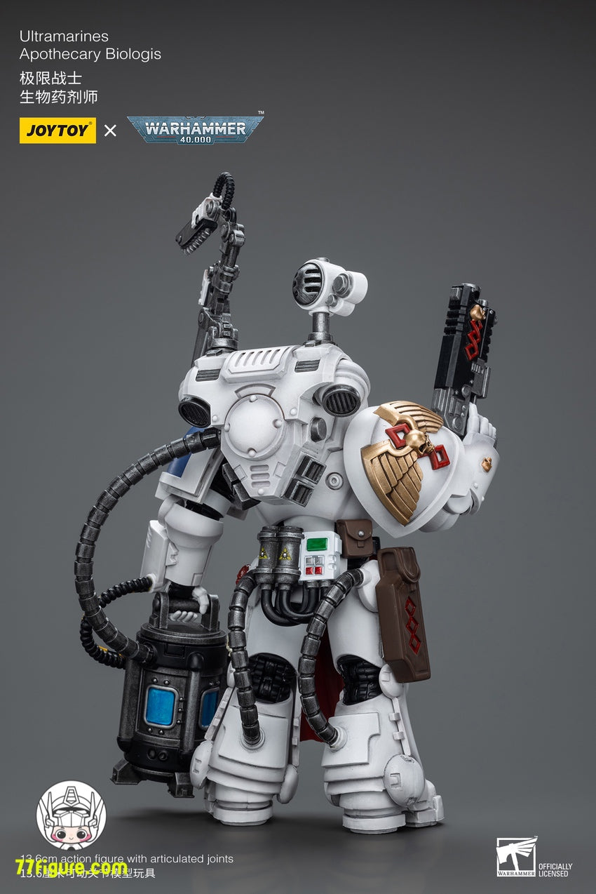 【品切れ】ジョイトイ JoyToy Source 1/18 『ウォーハンマー40K』 ウイトラマリンズ アポセカリー バイオロジス 塗装済み可動フィギュア