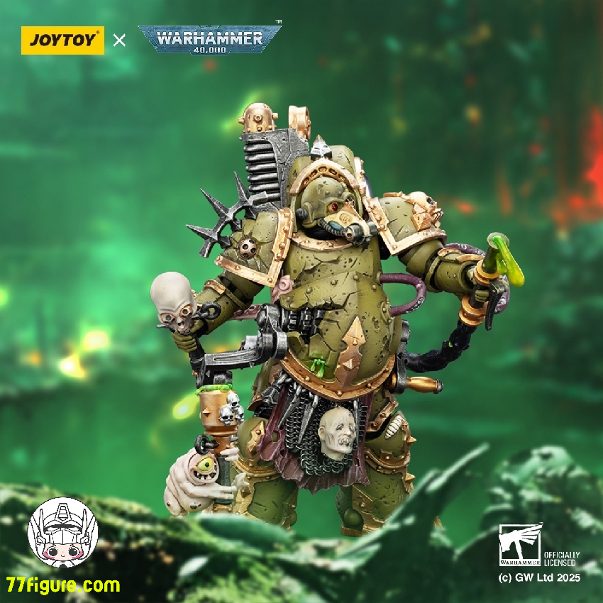 【予約商品】ジョイトイ JoyToy Source 1/18 『ウォーハンマー40K』デスガード ファウル ブライトスポーン ペストスプレー付き 塗装済み可動フィギュア