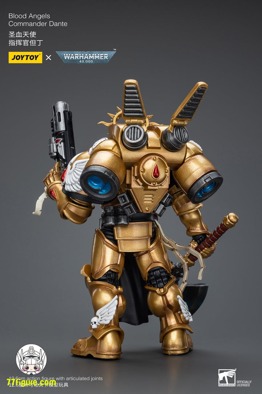 ジョイトイ JoyToy Source 1/18 『ウォーハンマー40K』 ブラッド エンジェルズ 司令官ダンテ 塗装済み可動フィギュア