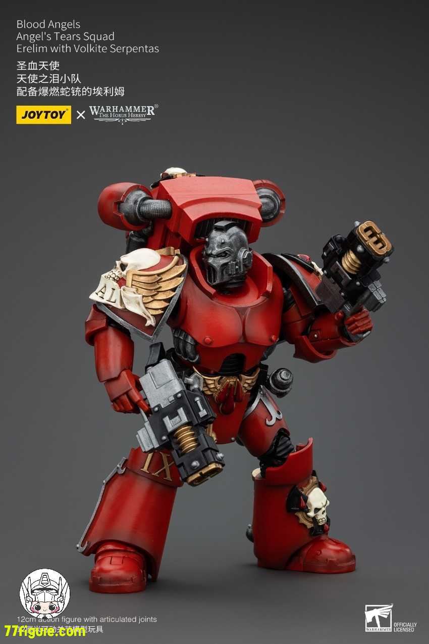 【先行販売】ジョイトイ JoyToy Source 1/18 『ウォーハンマー ホルスの異端』ブラッド エンジェル 天使の涙 部隊 エレリム ヴォルカイト サーペンタス付き 塗装済み可動フィギュア