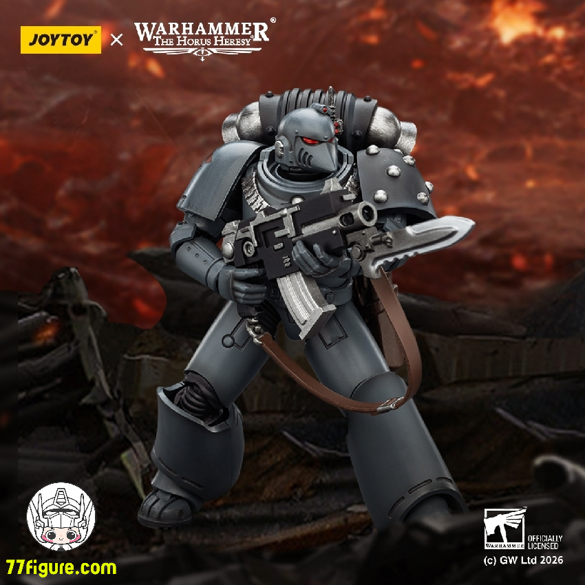 【品切れ】ジョイトイ JoyToy Source 1/18 『ウォーハンマー ホルスの異端』スペース ウルブズ MKVI タクティカル レジオナリー 塗装済み可動フィギュア