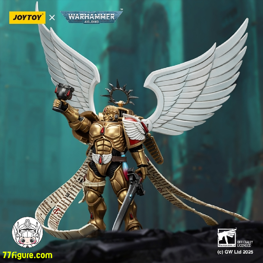 【予約商品】ジョイトイ JoyToy Source 1/18 『ウォーハンマー40K』ブラッド エンジェル サンギノール エンカーミン ブロードソード付き 塗装済み可動フィギュア