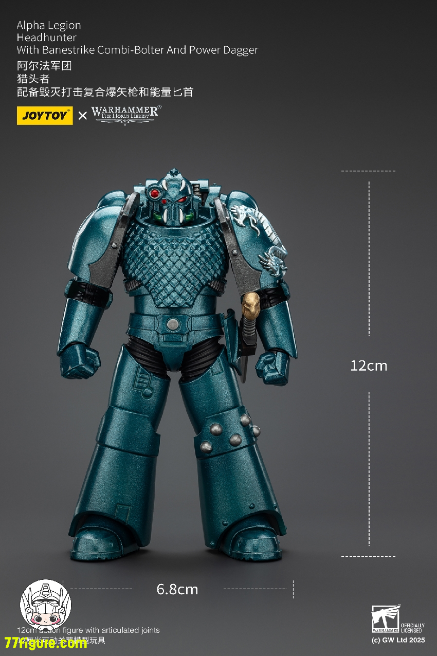 【予約商品】ジョイトイ JoyToy Source 1/18 『ウォーハンマー ホルスの異端』アルファ・レギオン 三体セット  塗装済み可動フィギュア