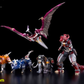 【予約商品】（再版）Flame Toys マイティ・モーフィン・パワーレンジャー ダイノメガゾード 塗装済み可動フィギュア