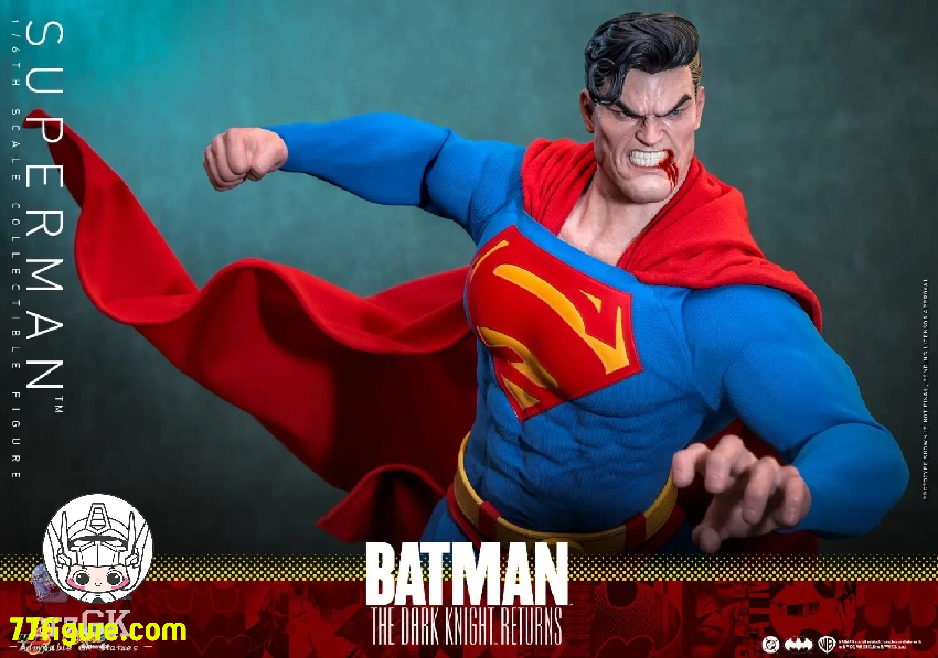 【予約商品】Hot Toys 1/6 CMS032『バットマン：ダークナイト・リターンズ』スーパーマン ダブルヘッド Ver. 塗装済み可動フィギュア